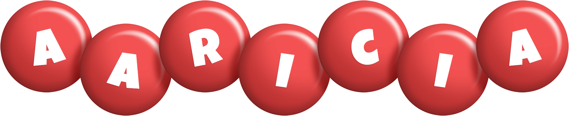 Aaricia candy-red logo