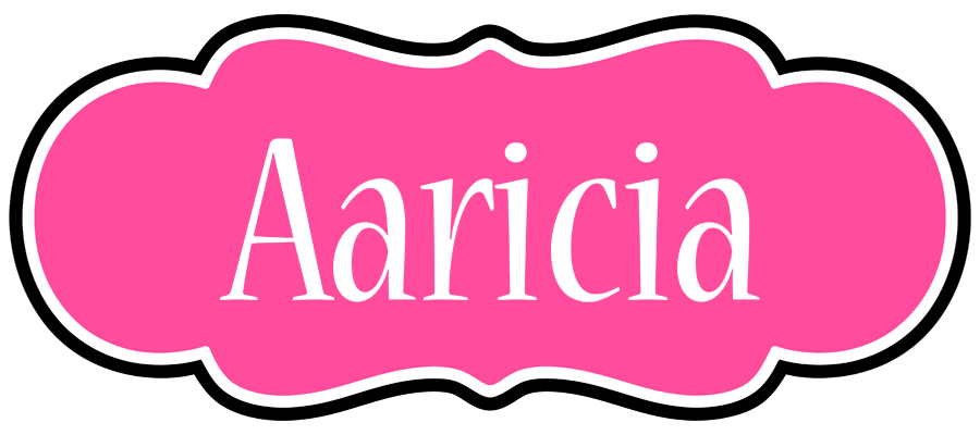 Aaricia invitation logo