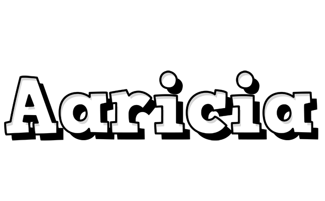 Aaricia snowing logo