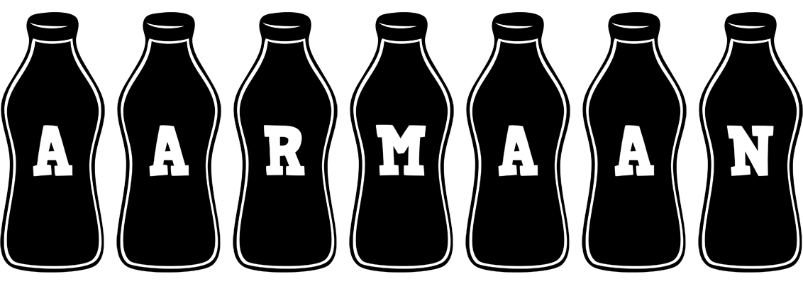 Aarmaan bottle logo