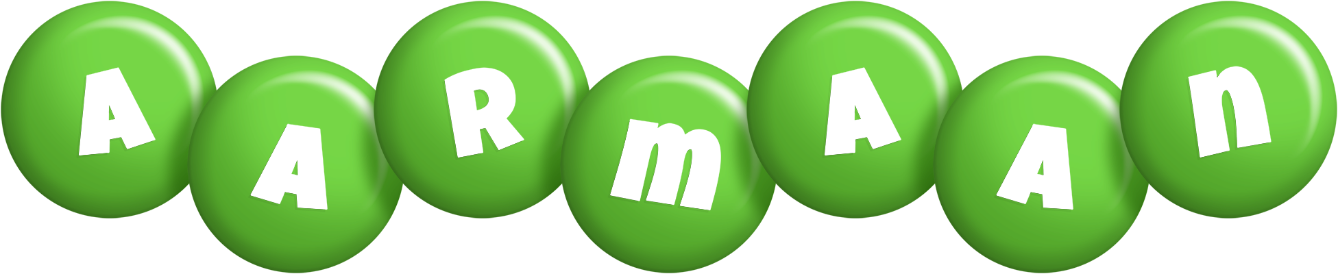 Aarmaan candy-green logo