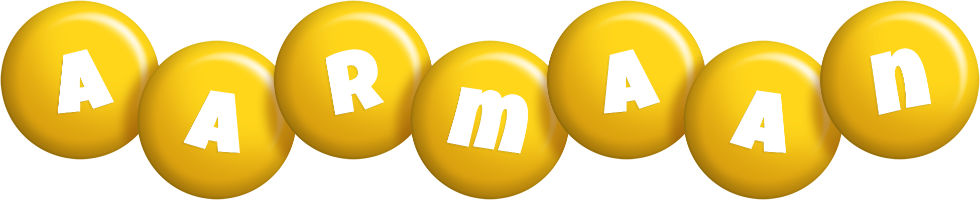 Aarmaan candy-yellow logo
