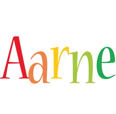 Aarne birthday logo