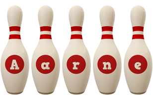 Aarne bowling-pin logo