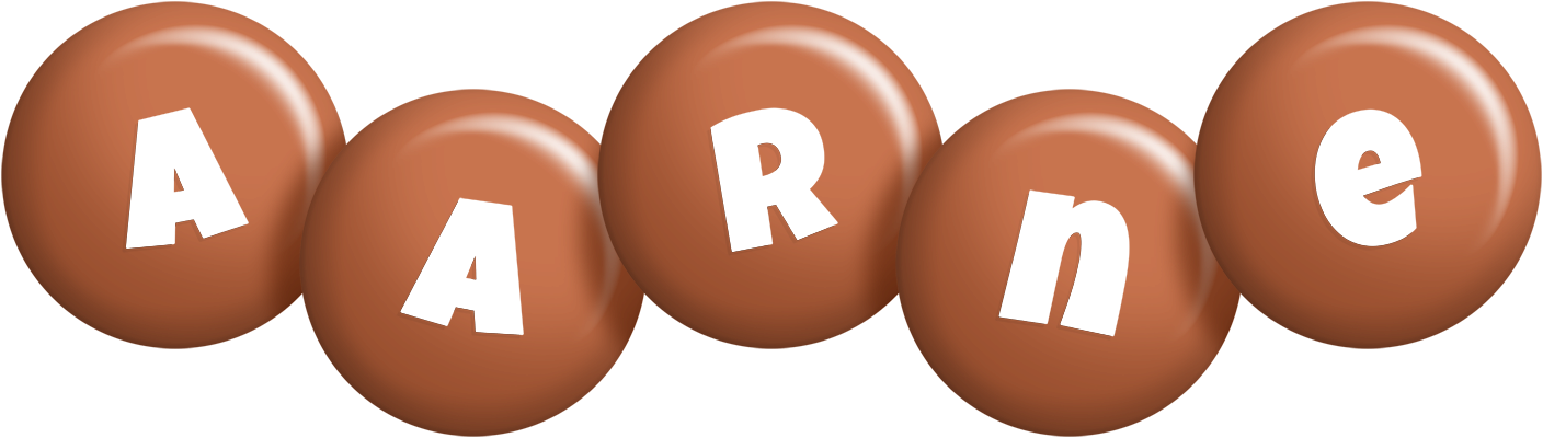 Aarne candy-brown logo
