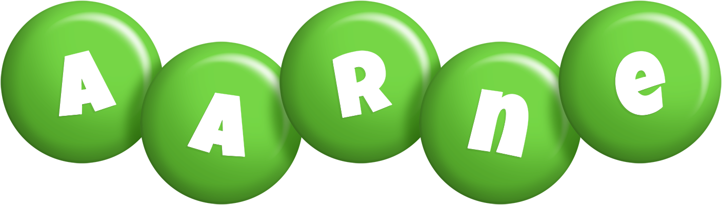 Aarne candy-green logo