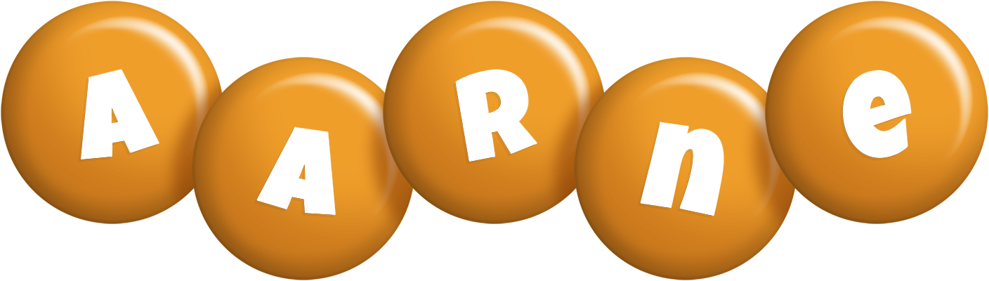 Aarne candy-orange logo
