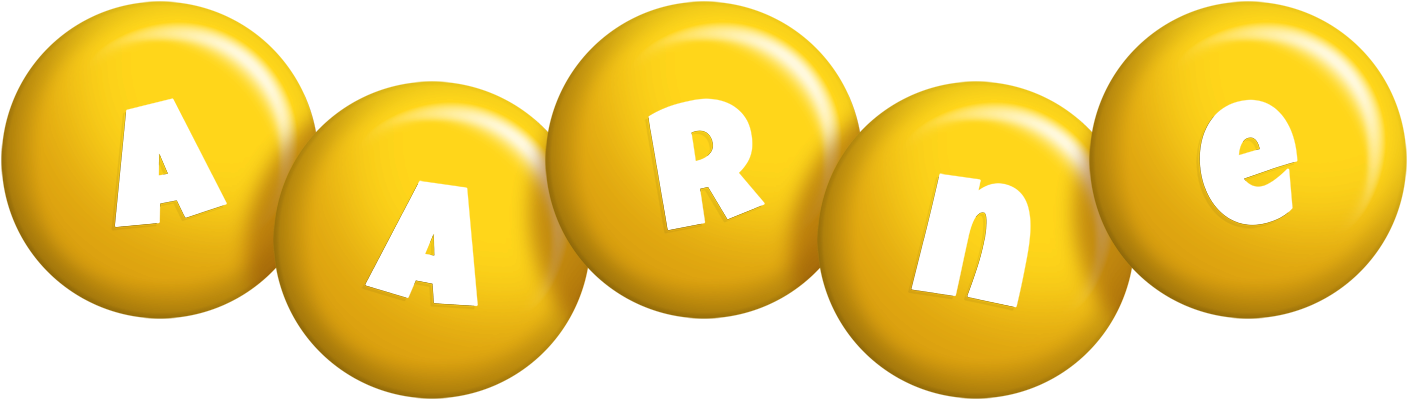 Aarne candy-yellow logo