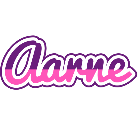 Aarne cheerful logo