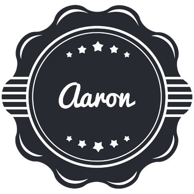 Aaron badge logo