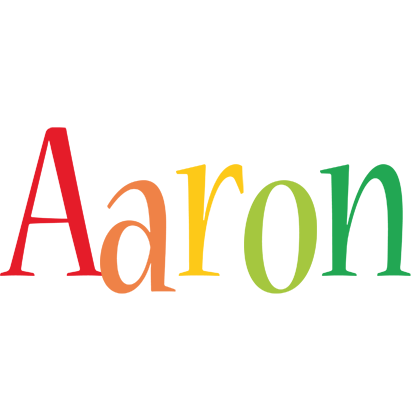 Aaron birthday logo