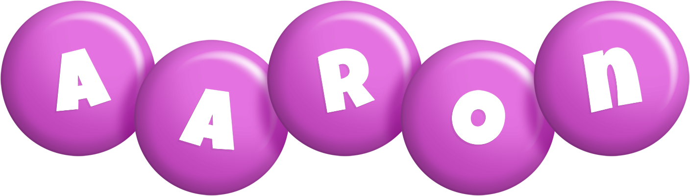 Aaron candy-purple logo
