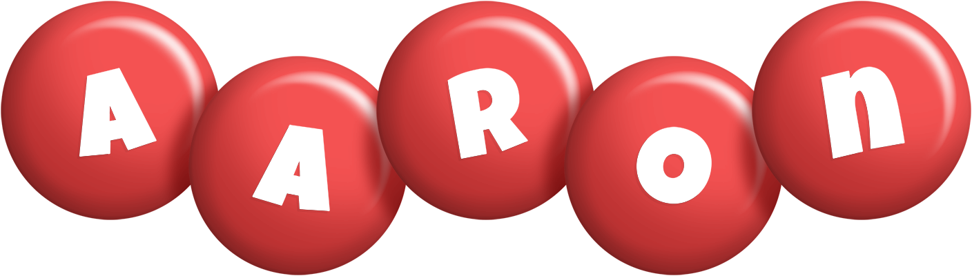 Aaron candy-red logo