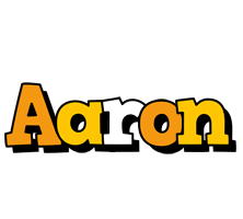 Aaron cartoon logo