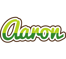 Aaron golfing logo