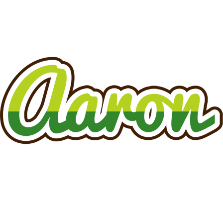 Aaron golfing logo