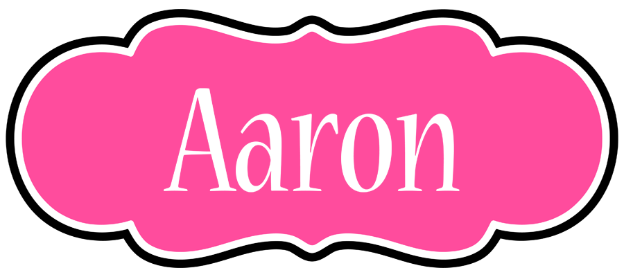Aaron invitation logo