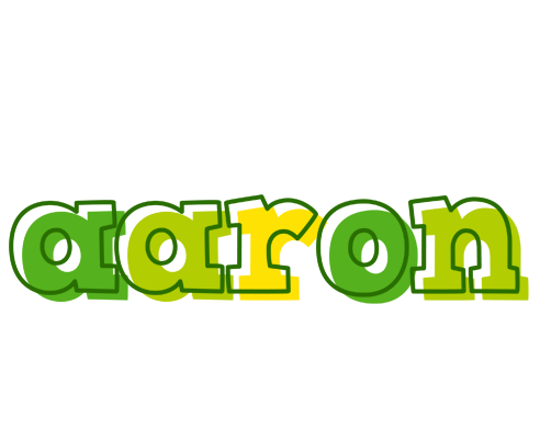 Aaron juice logo