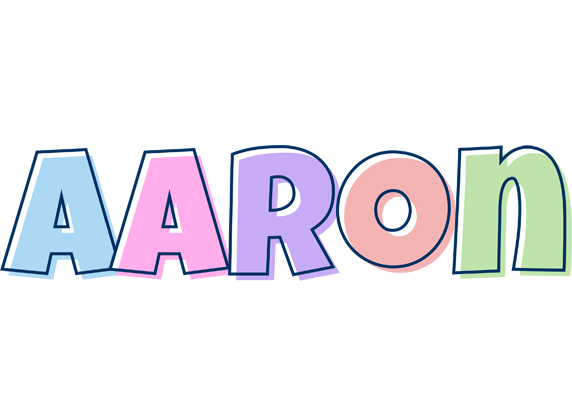 Aaron pastel logo