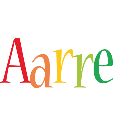 Aarre birthday logo