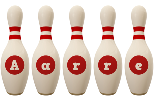 Aarre bowling-pin logo
