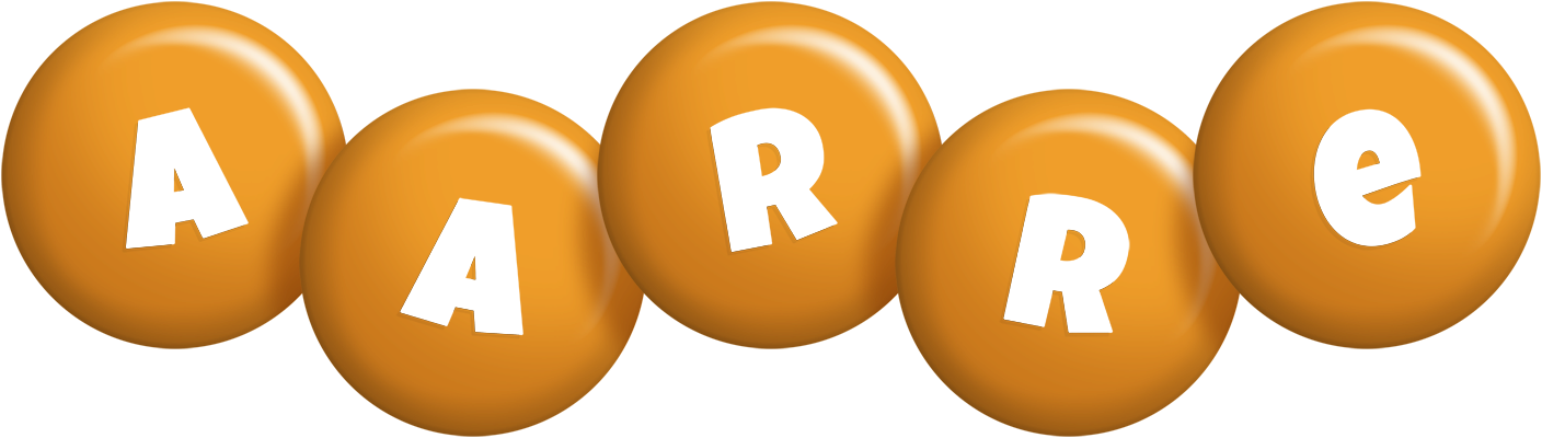 Aarre candy-orange logo