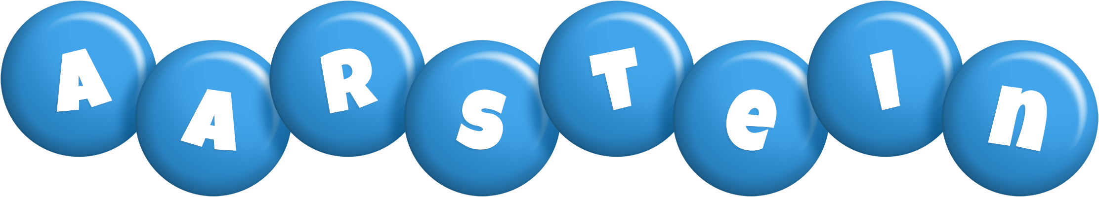 Aarstein candy-blue logo
