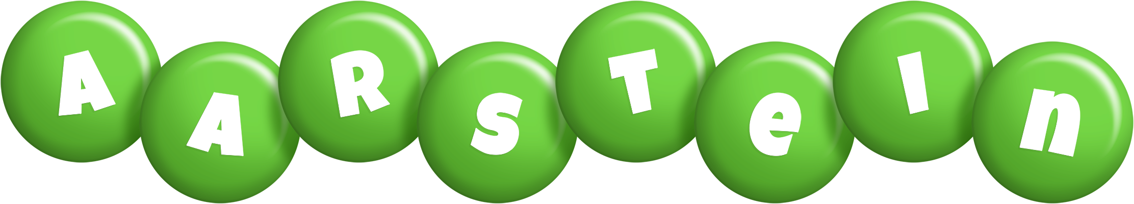 Aarstein candy-green logo