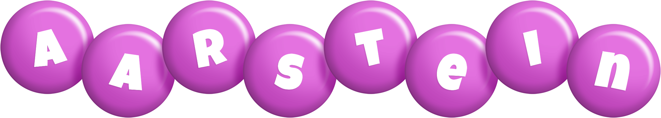 Aarstein candy-purple logo