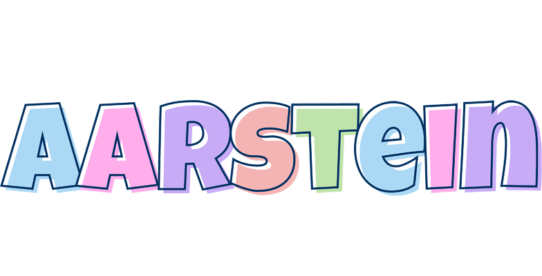 Aarstein pastel logo