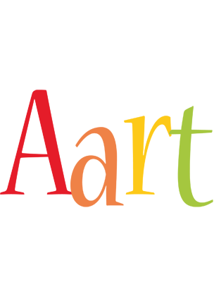 Aart birthday logo
