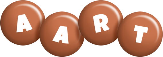 Aart candy-brown logo