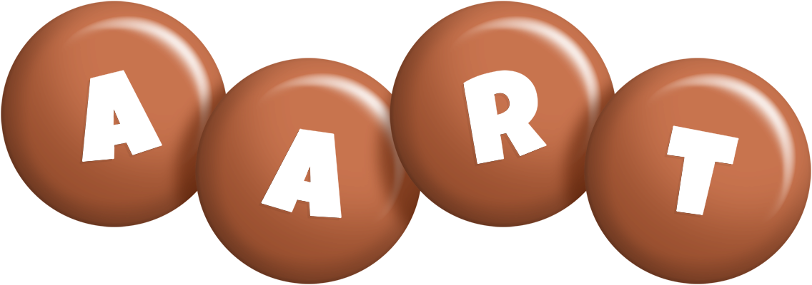 Aart candy-brown logo