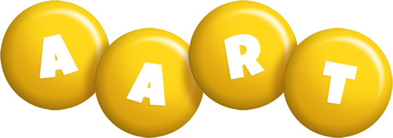 Aart candy-yellow logo