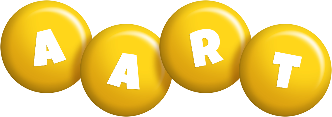 Aart candy-yellow logo