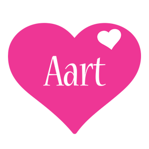 Aart love-heart logo