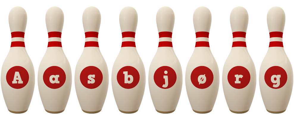 Aasbjørg bowling-pin logo