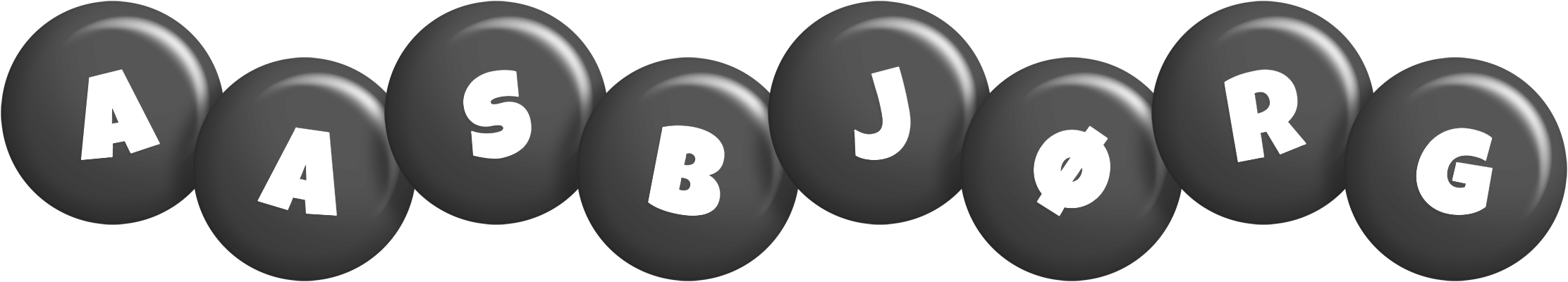 Aasbjørg candy-black logo