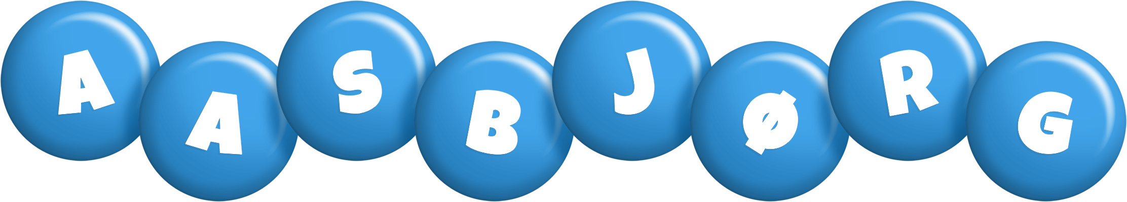 Aasbjørg candy-blue logo