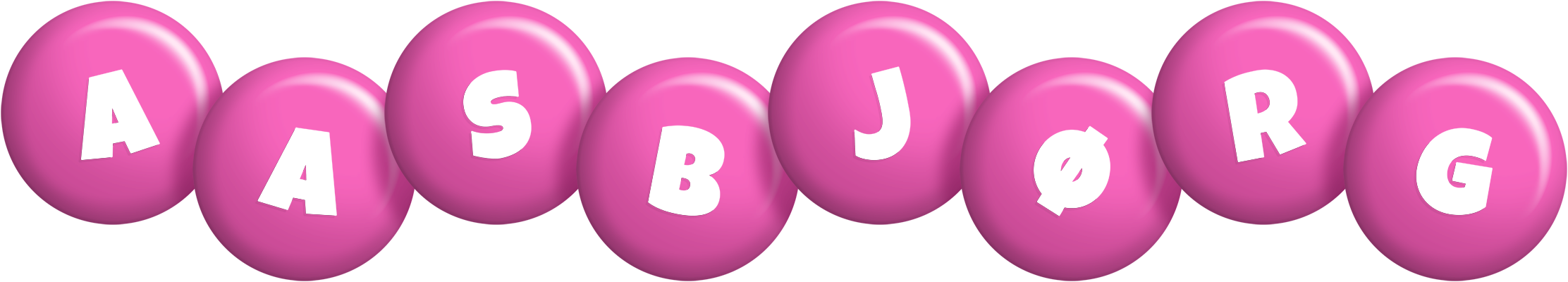 Aasbjørg candy-pink logo