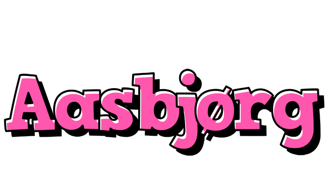 Aasbjørg girlish logo