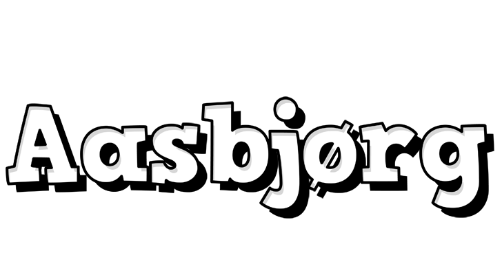 Aasbjørg snowing logo