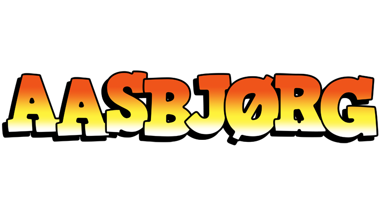 Aasbjørg sunset logo