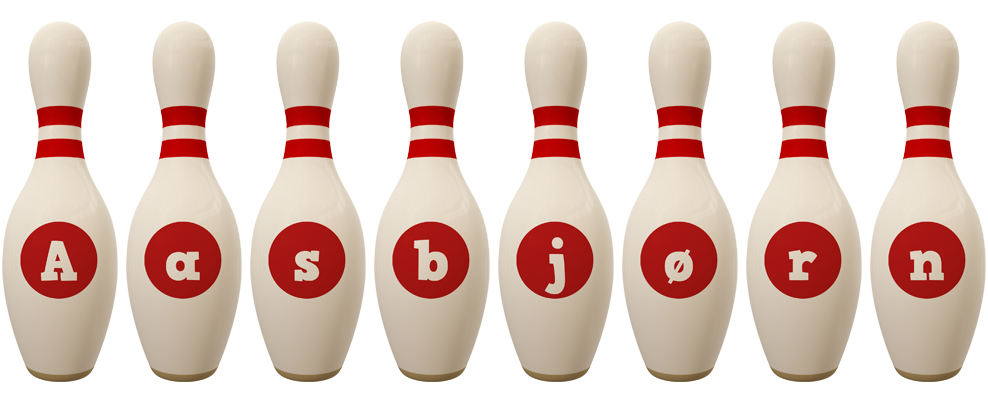Aasbjørn bowling-pin logo