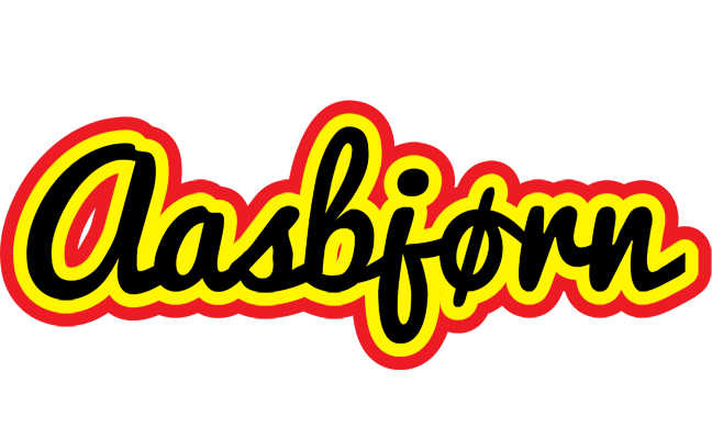 Aasbjørn flaming logo