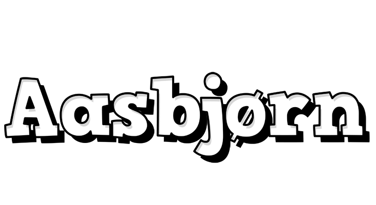 Aasbjørn snowing logo