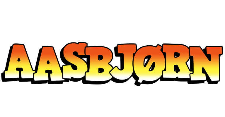 Aasbjørn sunset logo