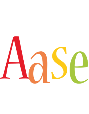 Aase birthday logo