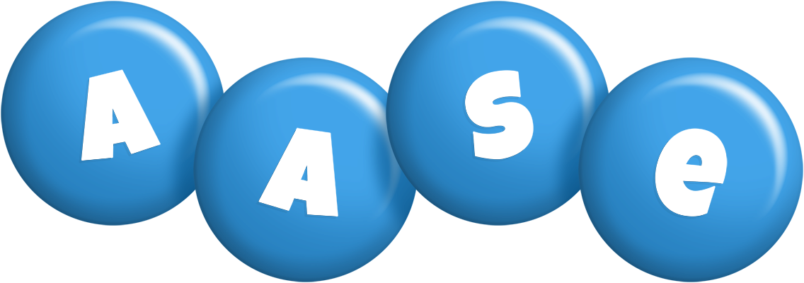 Aase candy-blue logo