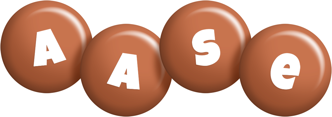 Aase candy-brown logo